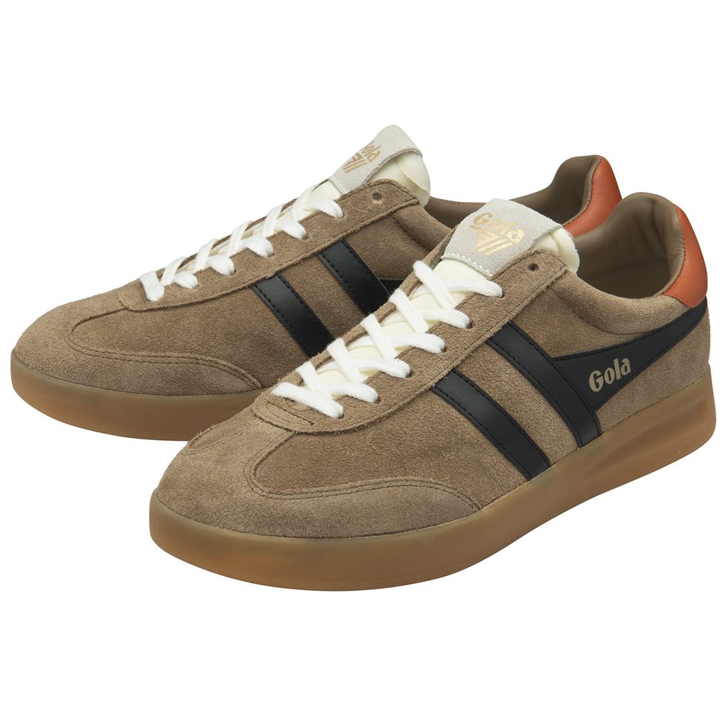 Gola Classics Cyclone Sneakers Negras Naranjas Colombia | 823MJGBVI