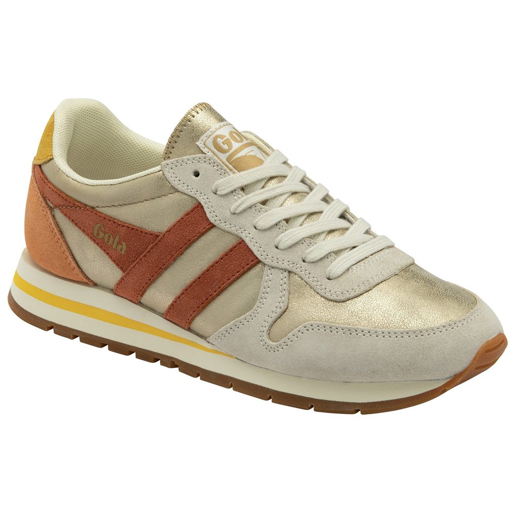 Gola Classics Daytona Blaze Sneakers Doradas Naranjas Colombia | 958APIWHV