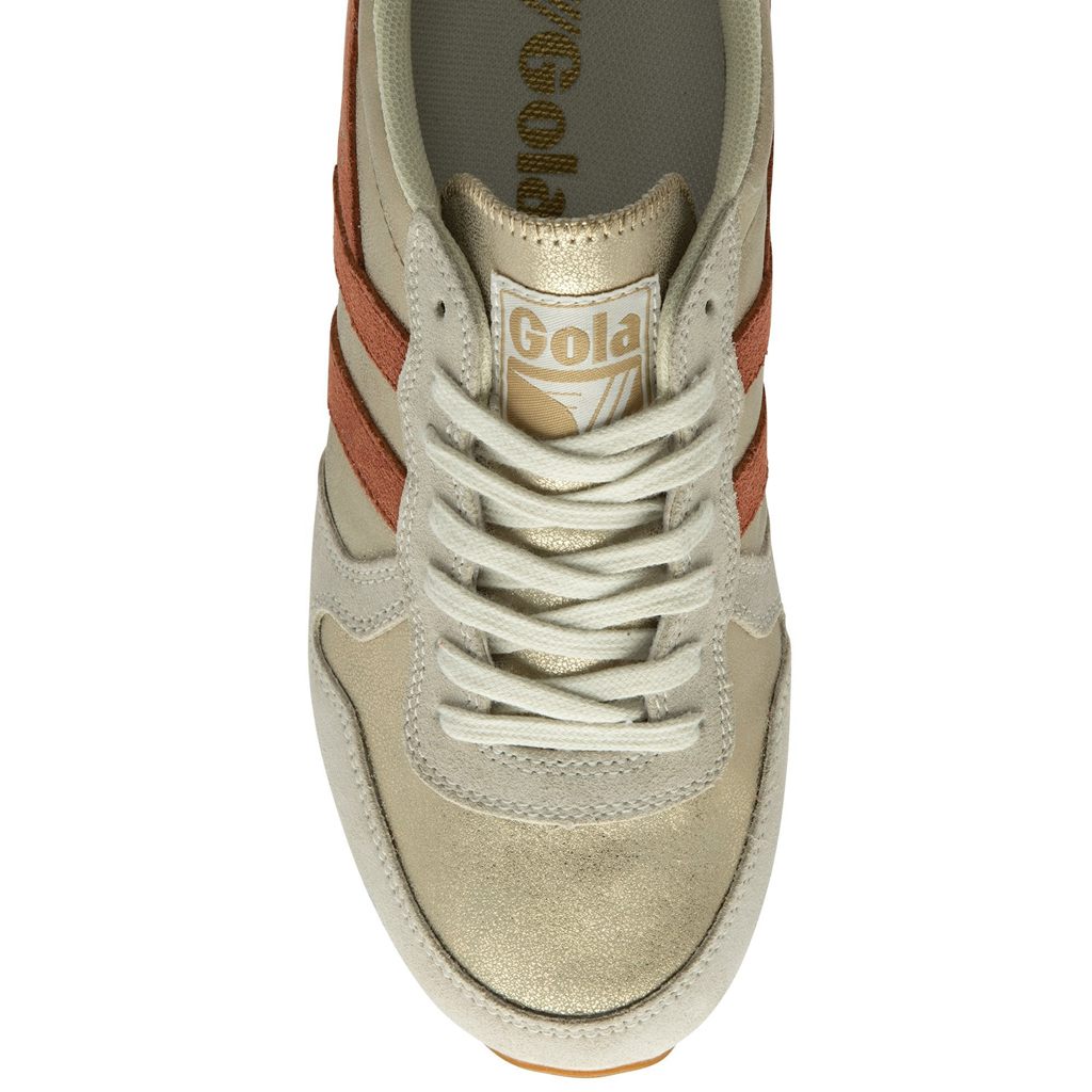 Gola Classics Daytona Blaze Sneakers Doradas Naranjas Colombia | 958APIWHV