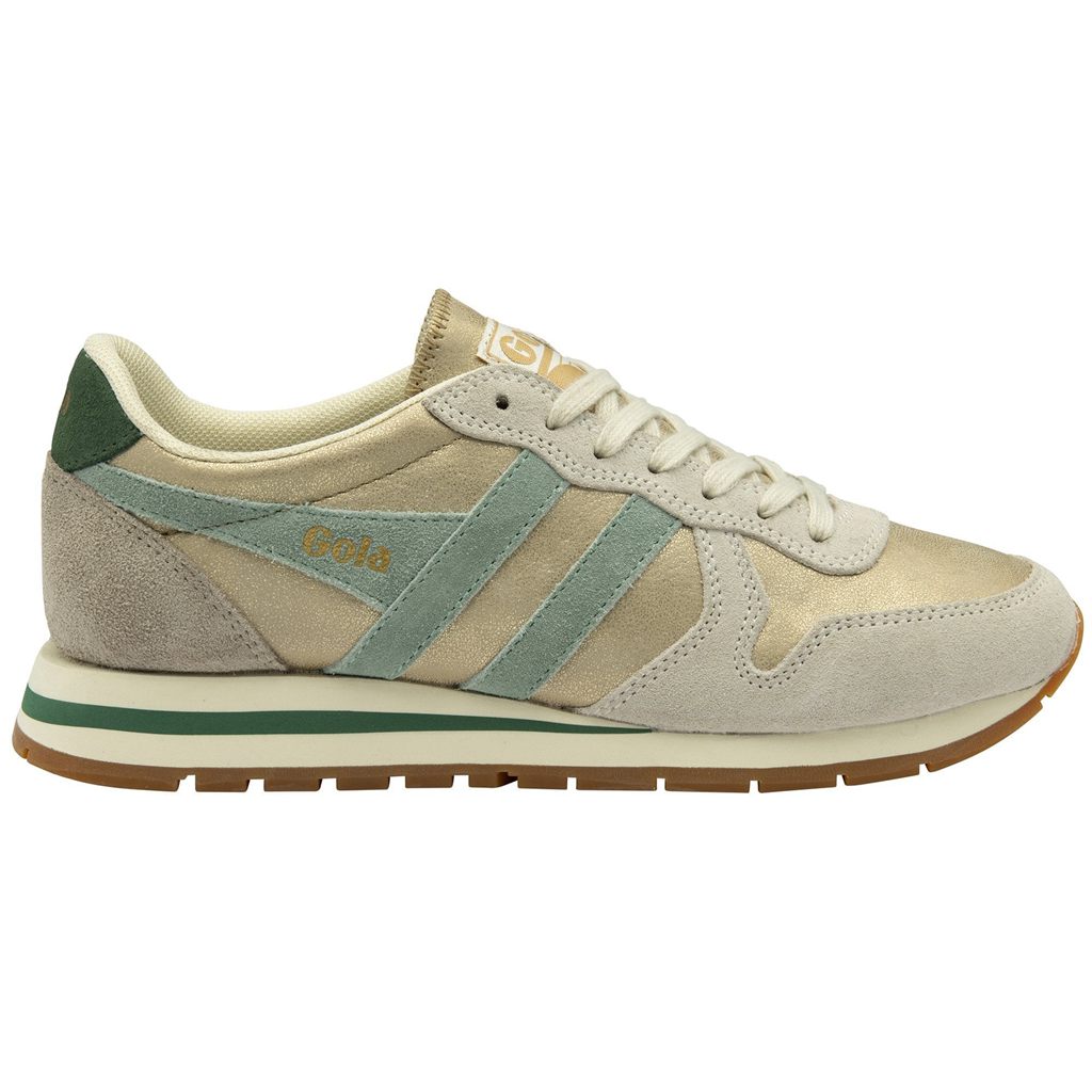 Gola Classics Daytona Blaze Sneakers Doradas Verde Colombia | 140PNMQLW