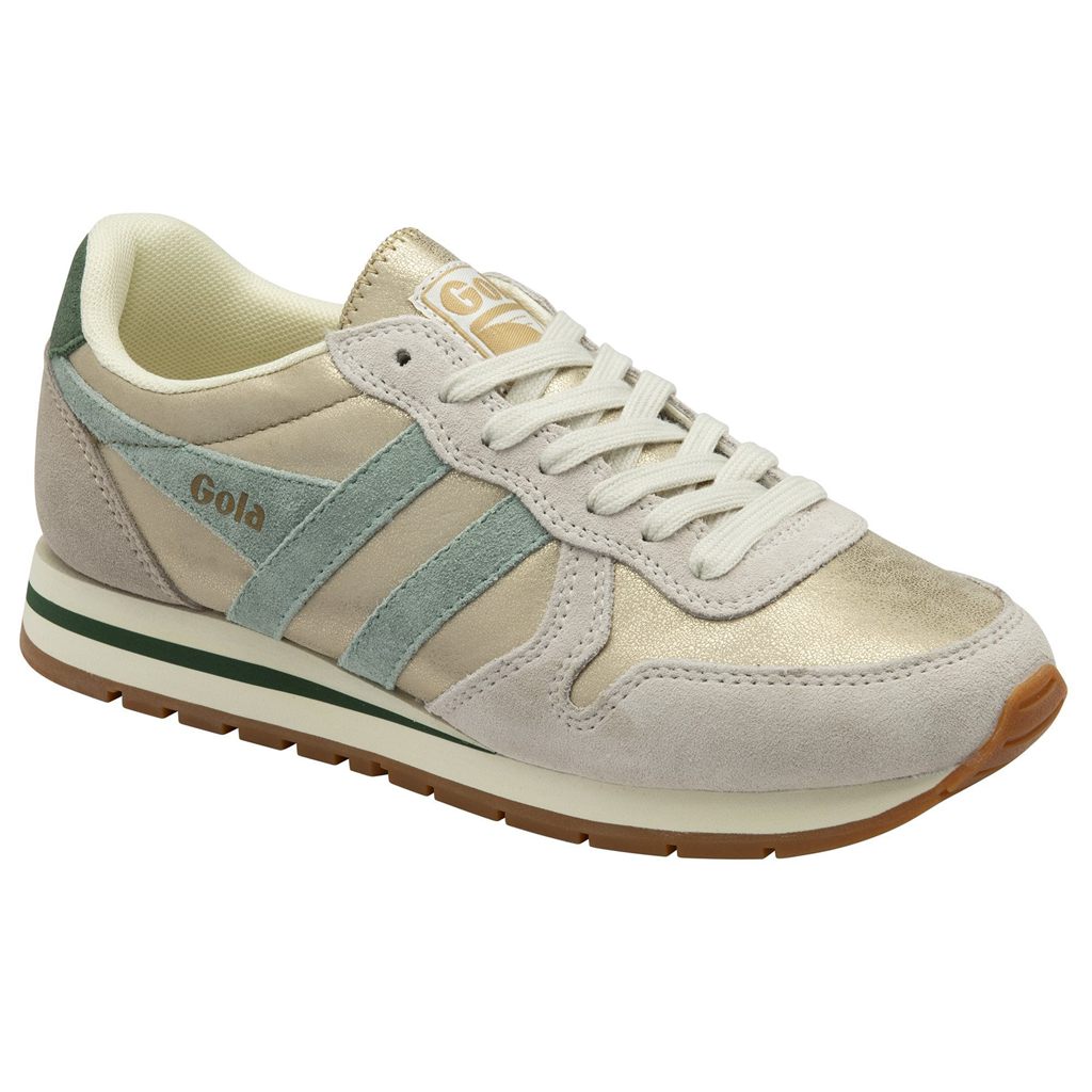 Gola Classics Daytona Blaze Sneakers Doradas Verde Colombia | 140PNMQLW