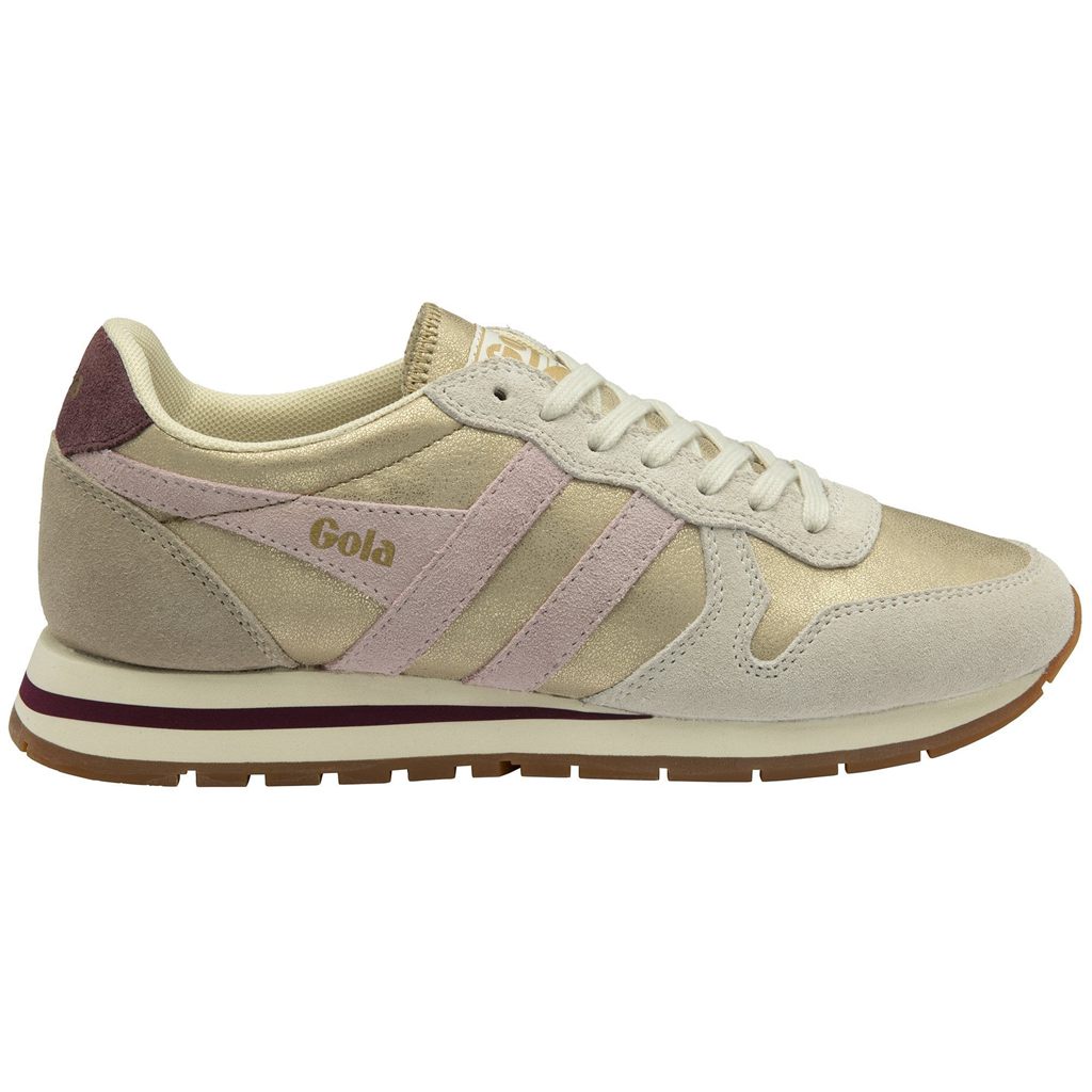 Gola Classics Daytona Blaze Sneakers Doradas Rosas Colombia | 925JRYSQA