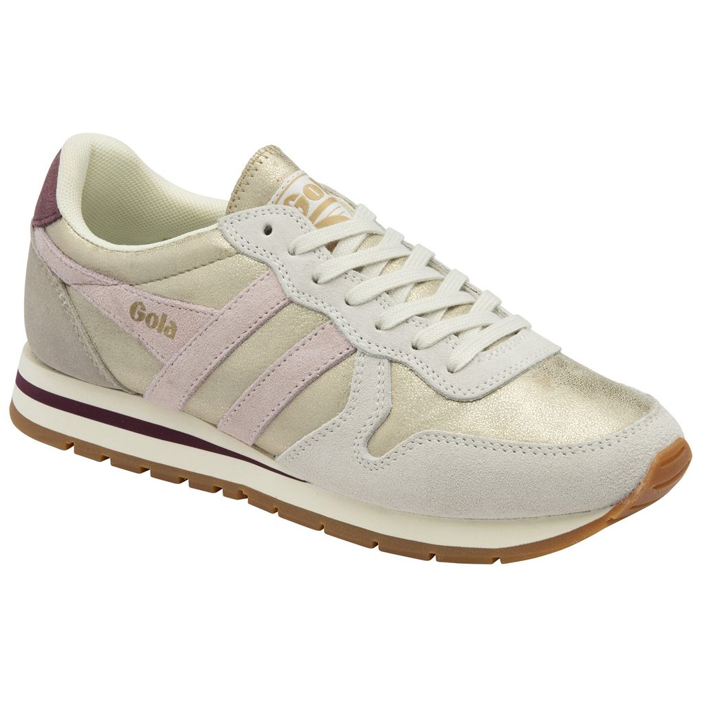 Gola Classics Daytona Blaze Sneakers Doradas Rosas Colombia | 925JRYSQA