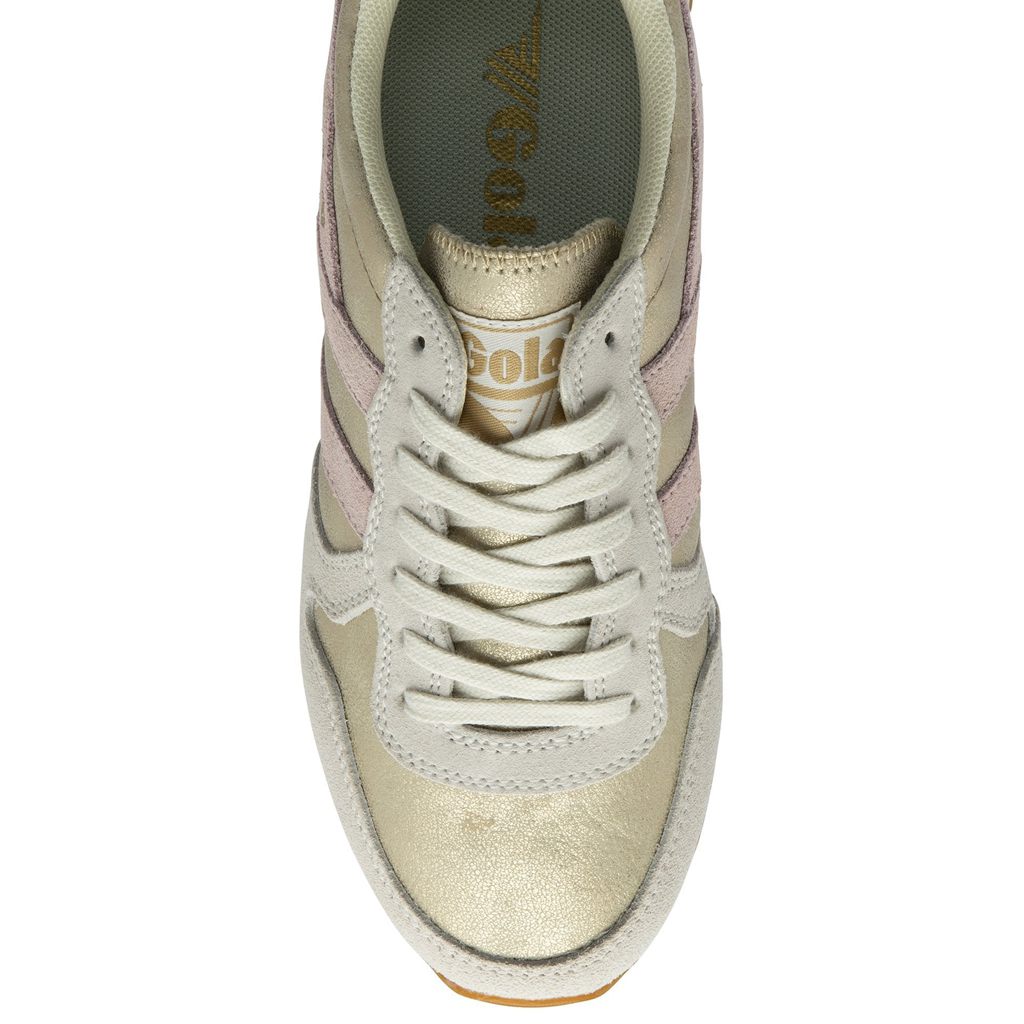 Gola Classics Daytona Blaze Sneakers Doradas Rosas Colombia | 925JRYSQA