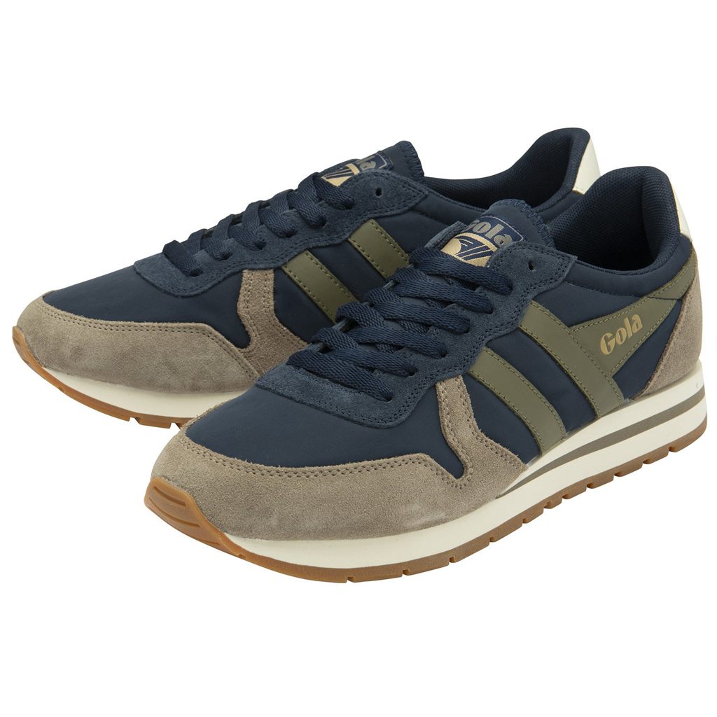 Gola Classics Daytona Chute Sneakers Azul Marino Kaki Colombia | 563GAMHTU