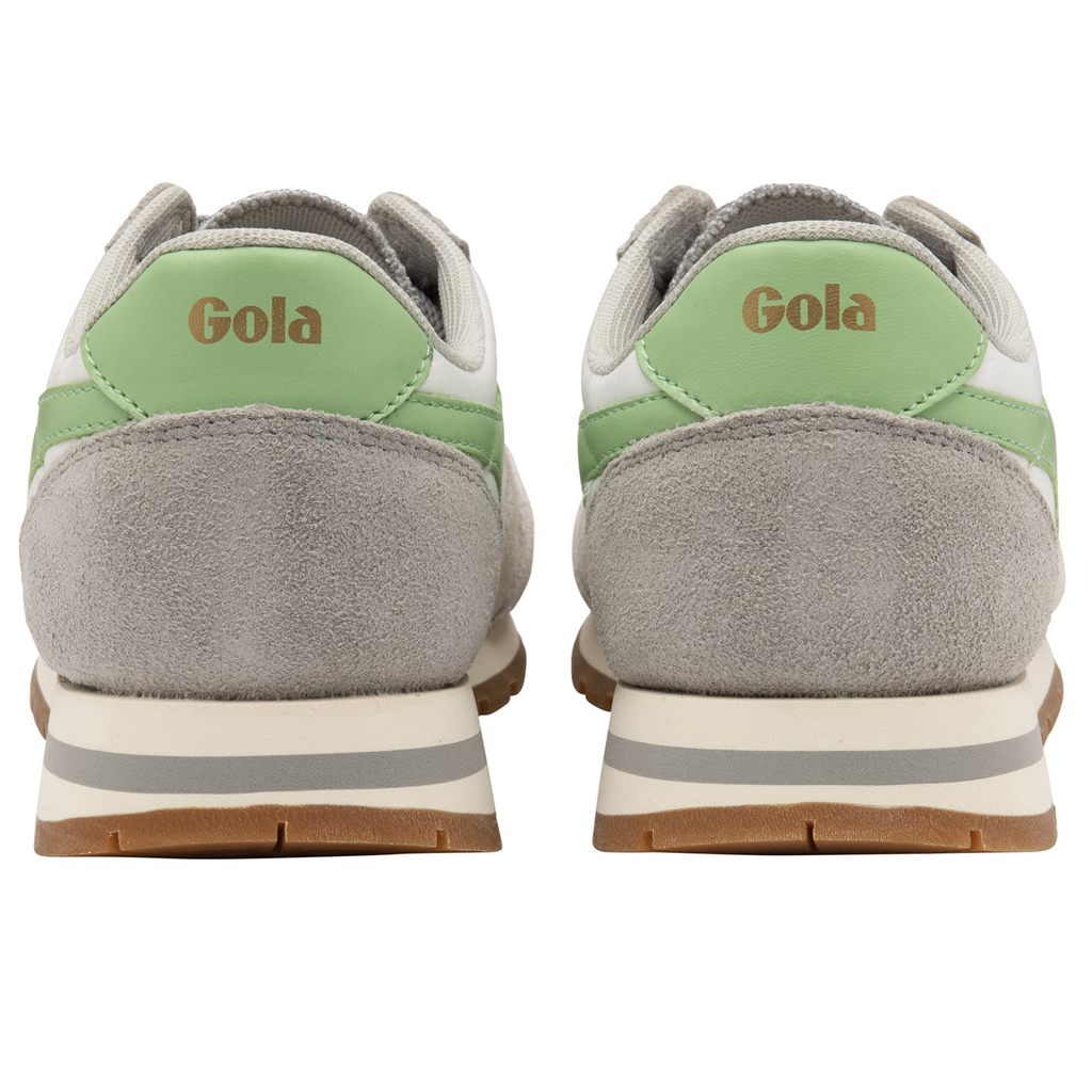 Gola Classics Daytona Chute Sneakers Blancas Gris Claro Verde Colombia | 402LWTNOZ