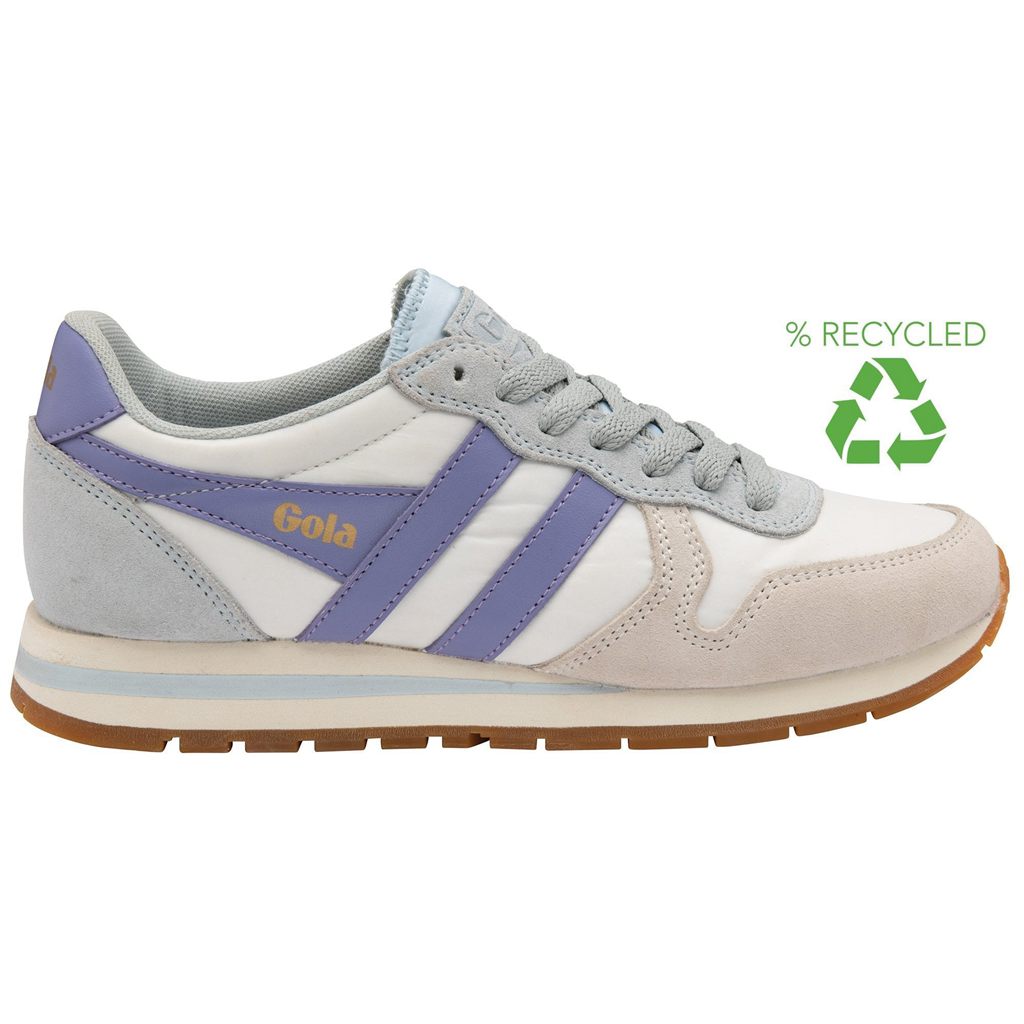 Gola Classics Daytona Chute Sneakers Blancas Azules Lavanda Colombia | 840EZCUQG