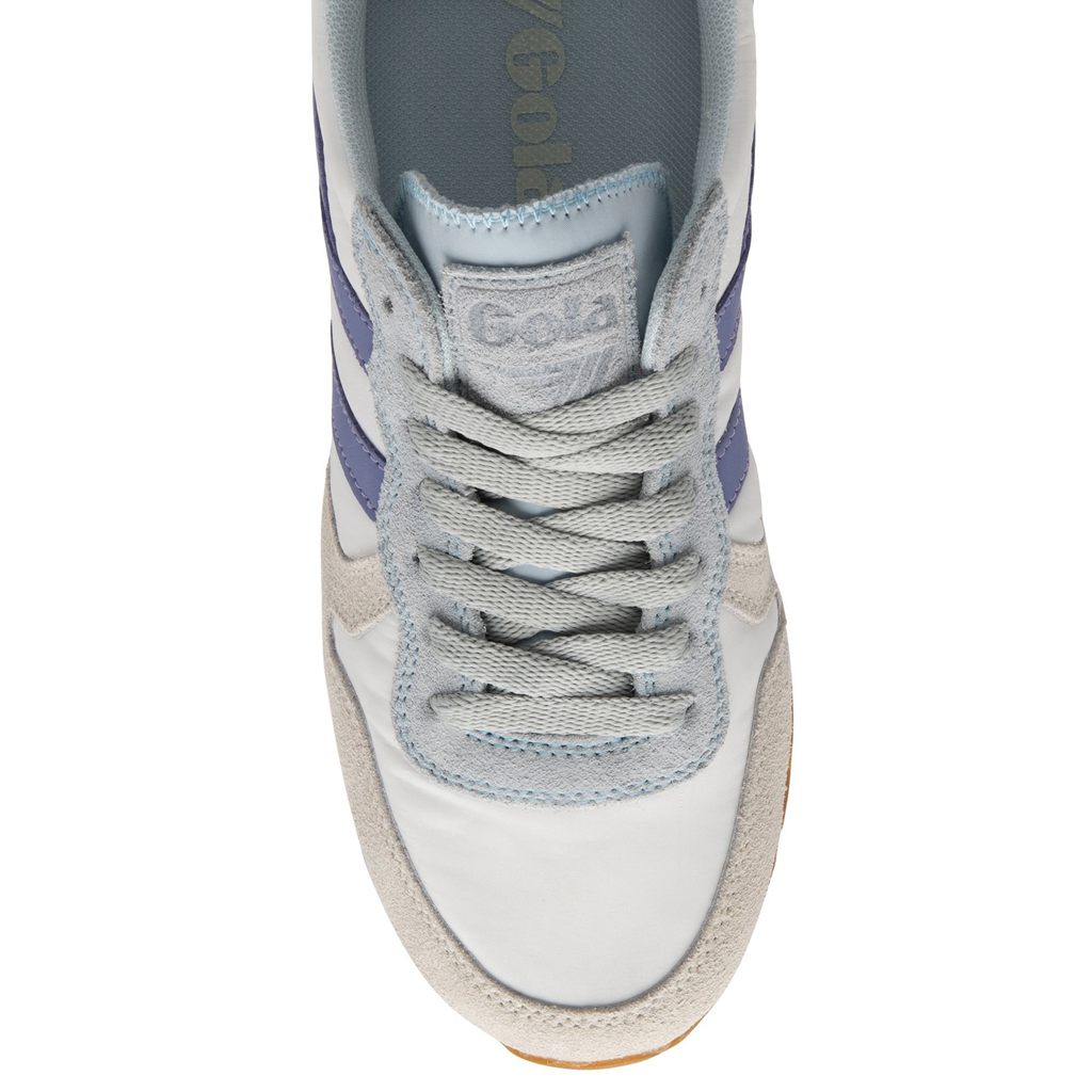 Gola Classics Daytona Chute Sneakers Blancas Azules Lavanda Colombia | 840EZCUQG