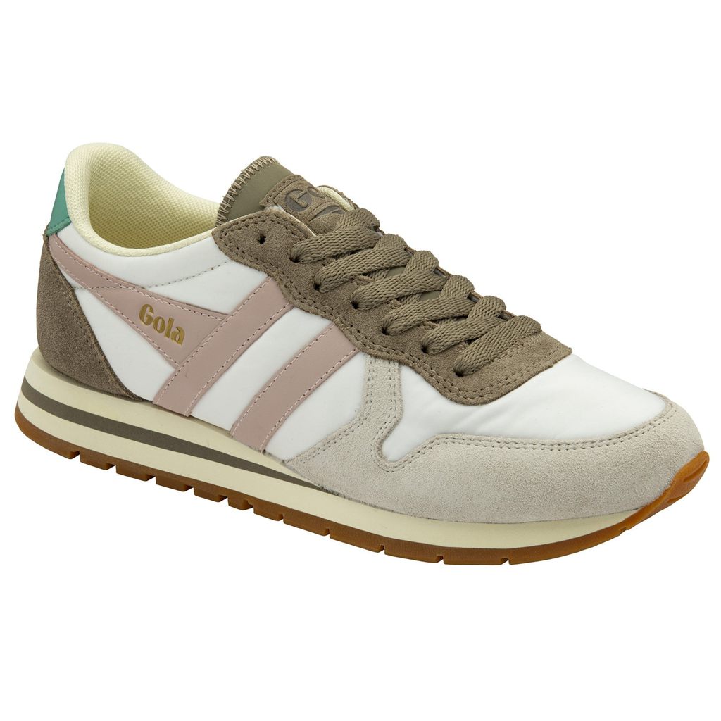 Gola Classics Daytona Chute Sneakers Blancas Rosas Colombia | 971RJFDAB