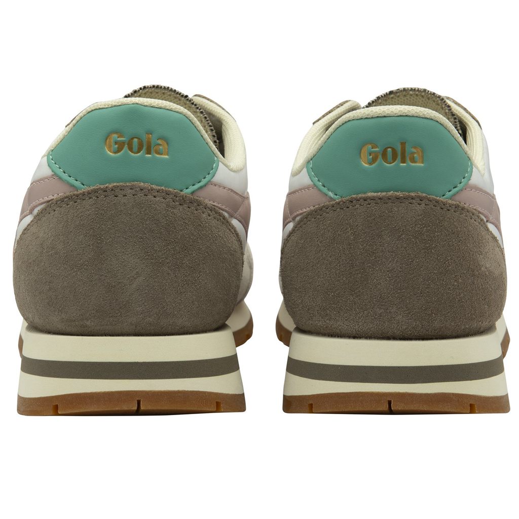 Gola Classics Daytona Chute Sneakers Blancas Rosas Colombia | 971RJFDAB