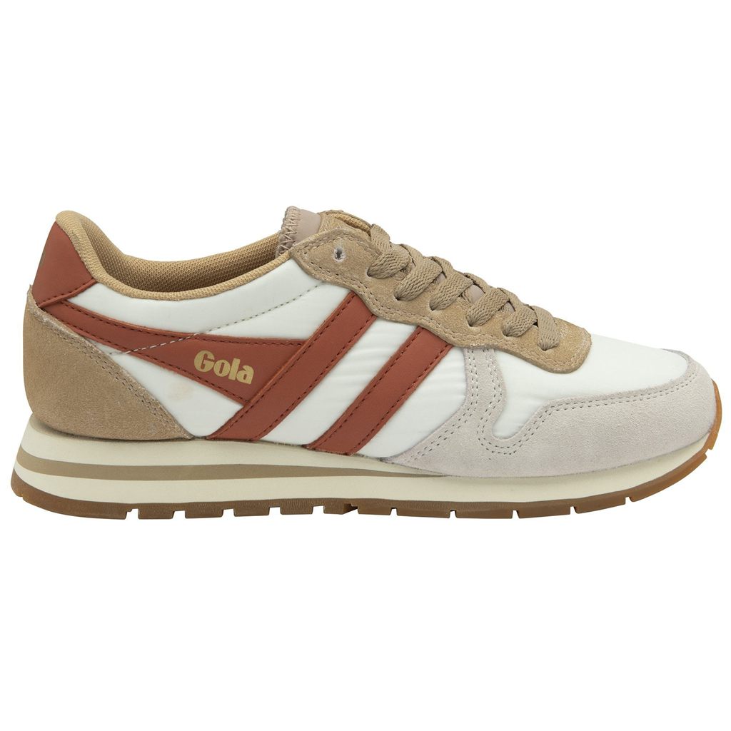 Gola Classics Daytona Chute Sneakers Blancas Naranjas Colombia | 215LGUHJY