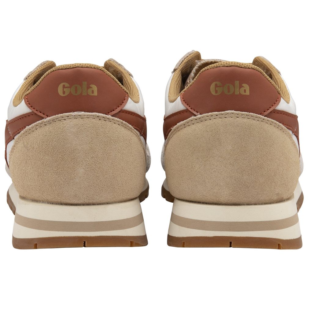 Gola Classics Daytona Chute Sneakers Blancas Naranjas Colombia | 215LGUHJY