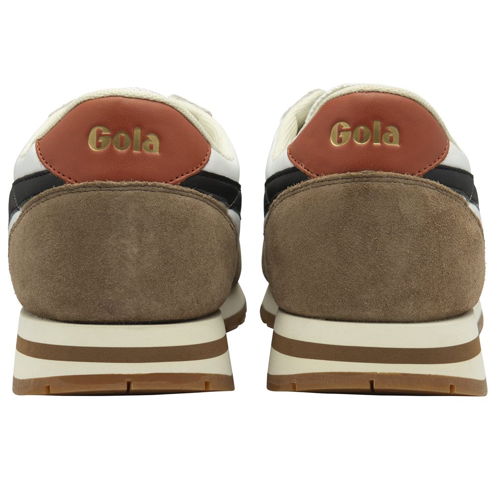 Gola Classics Daytona Chute Sneakers Blancas Negras Colombia | 619XBZJMF