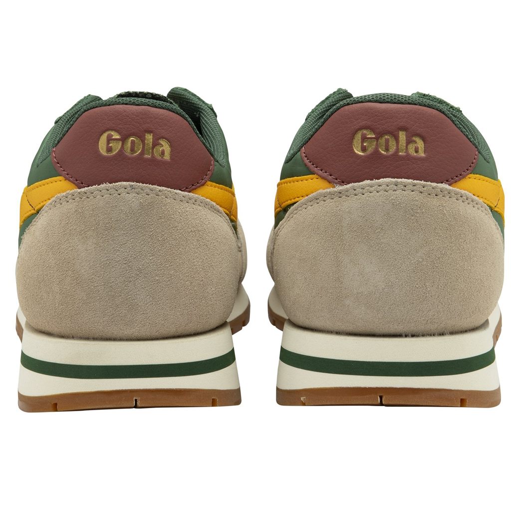 Gola Classics Daytona Chute Sneakers Evergreen Bone Sun Colombia | 825ZKOLCU