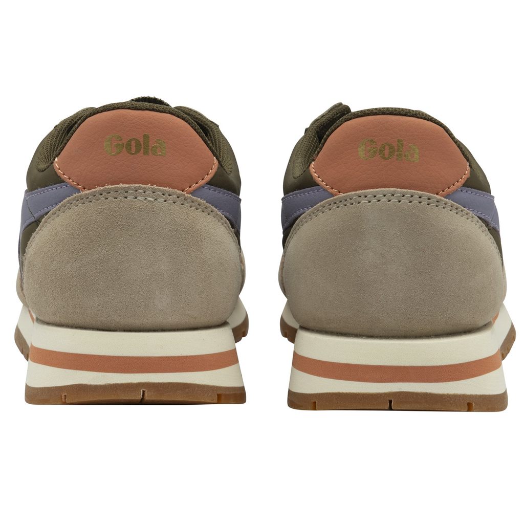 Gola Classics Daytona Chute Sneakers Kaki Lavanda Colombia | 265FANPGJ
