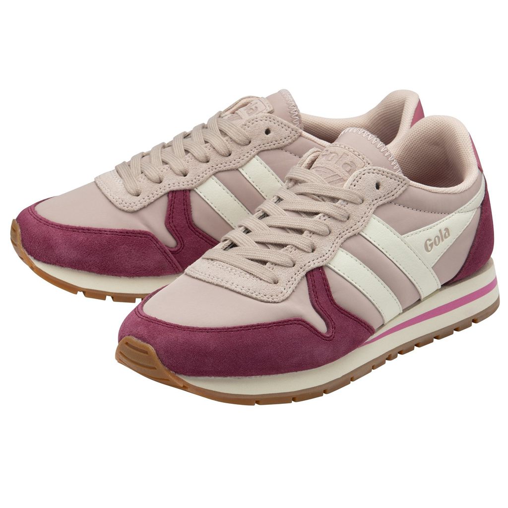 Gola Classics Daytona Chute Sneakers Rosas Blancas Colombia | 760TLPDMI