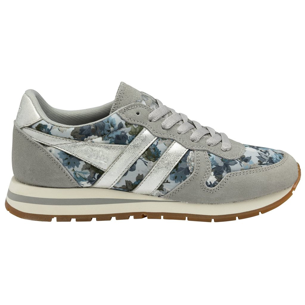Gola Classics Daytona LBTY CG Sneakers Gris Claro Plateadas Colombia | 354IYUJNP