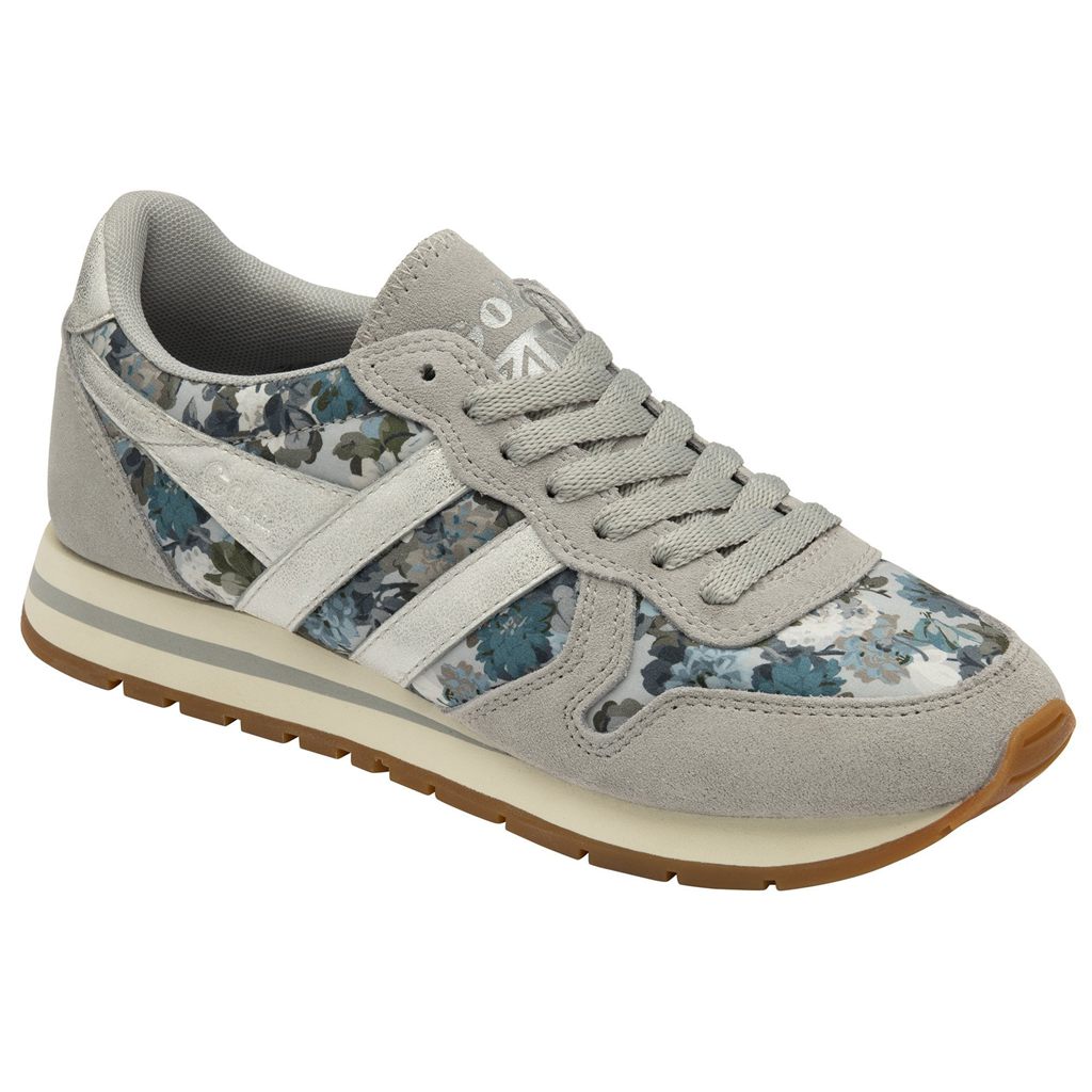 Gola Classics Daytona LBTY CG Sneakers Gris Claro Plateadas Colombia | 354IYUJNP