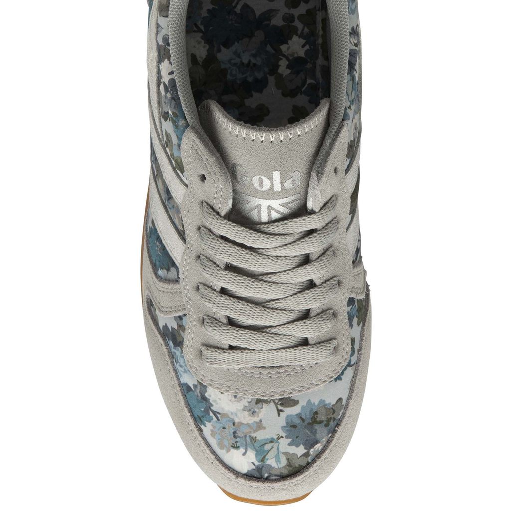 Gola Classics Daytona LBTY CG Sneakers Gris Claro Plateadas Colombia | 354IYUJNP