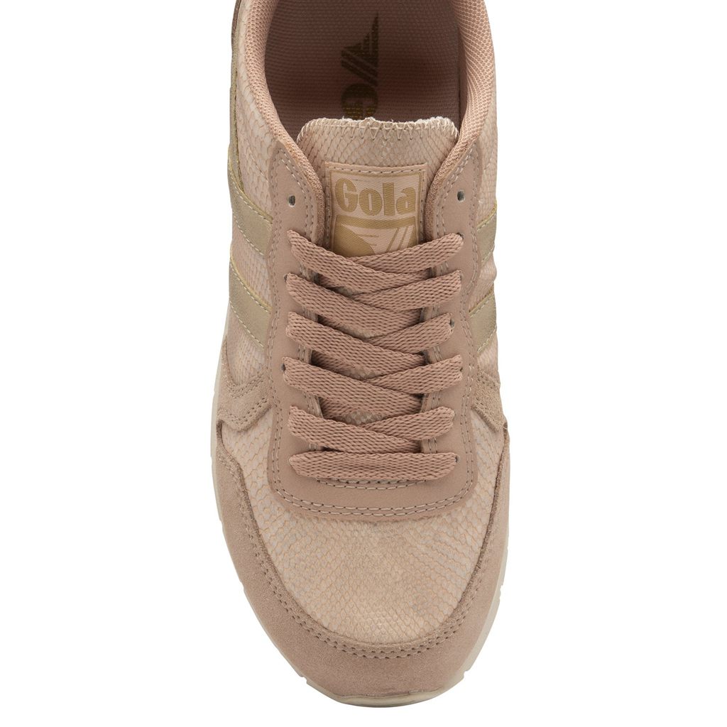 Gola Classics Daytona Lizard Sneakers Rosas Doradas Colombia | 417BLSJDX