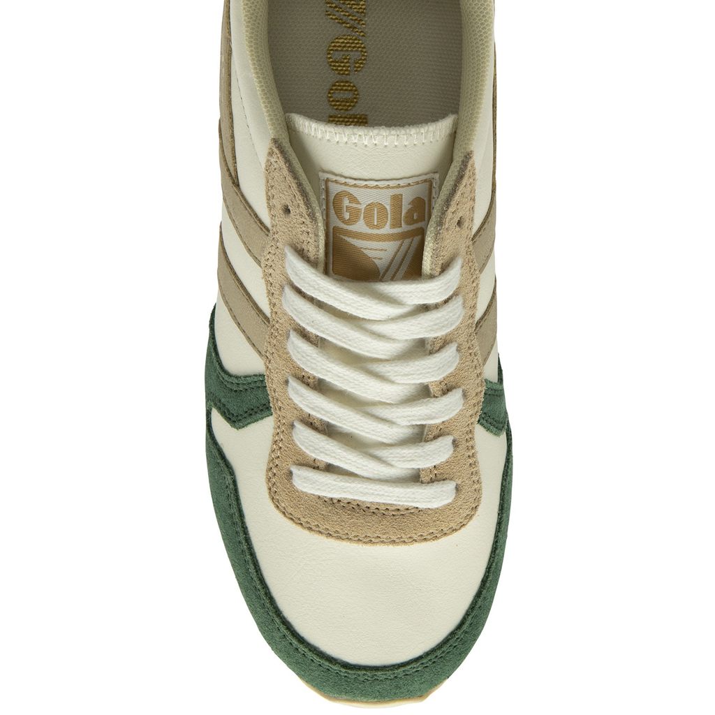 Gola Classics Daytona Quadrant Sneakers Blancas Doradas Colombia | 635KLQBHM