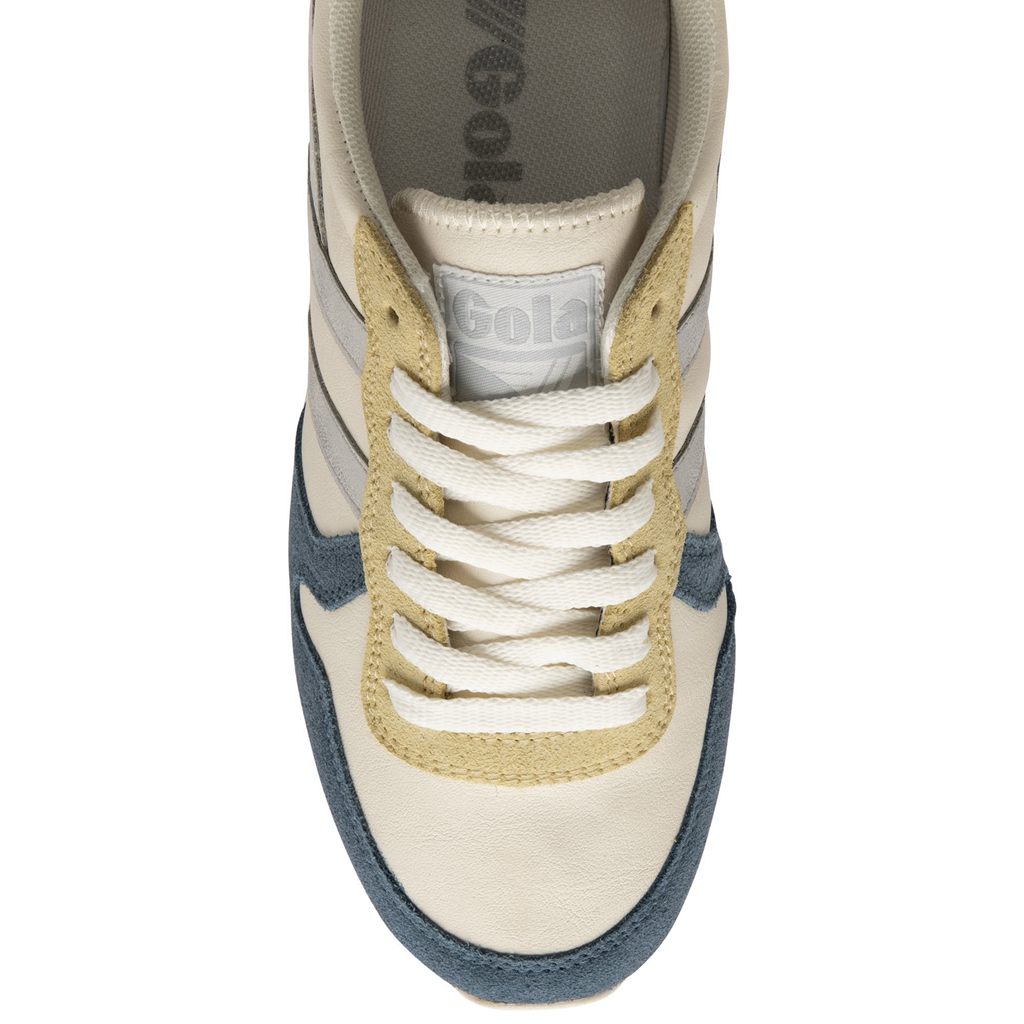 Gola Classics Daytona Quadrant Sneakers Blancas Plateadas Lavanda Colombia | 562TUEZAD