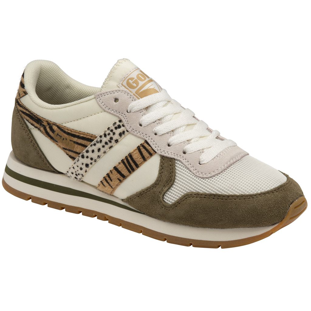 Gola Classics Daytona Safari Sneakers Blancas Kaki Colombia | 603KJARQO