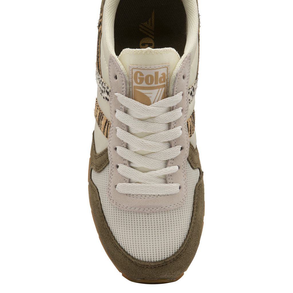 Gola Classics Daytona Safari Sneakers Blancas Kaki Colombia | 603KJARQO