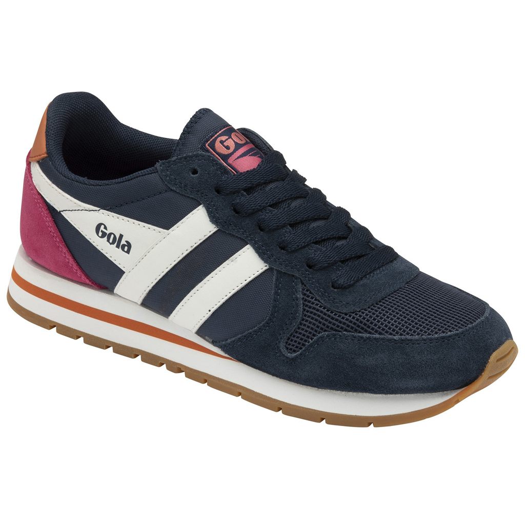 Gola Classics Daytona Sneakers Azul Marino Blancas Coral Colombia | 861LUKPNR