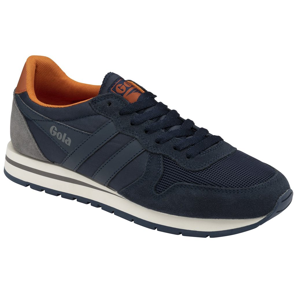 Gola Classics Daytona Sneakers Azul Marino Naranjas Colombia | 905SFDAHG