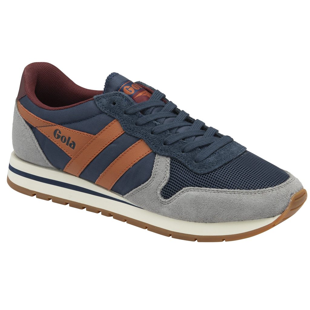 Gola Classics Daytona Sneakers Azul Marino Naranjas Colombia | 259YKMHSU