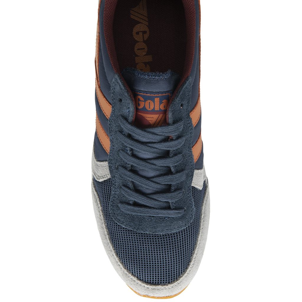 Gola Classics Daytona Sneakers Azul Marino Naranjas Colombia | 259YKMHSU