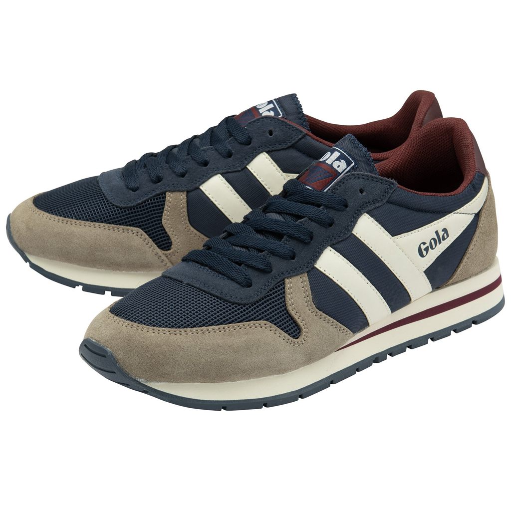 Gola Classics Daytona Sneakers Azul Marino Blancas Colombia | 709PSGOMN