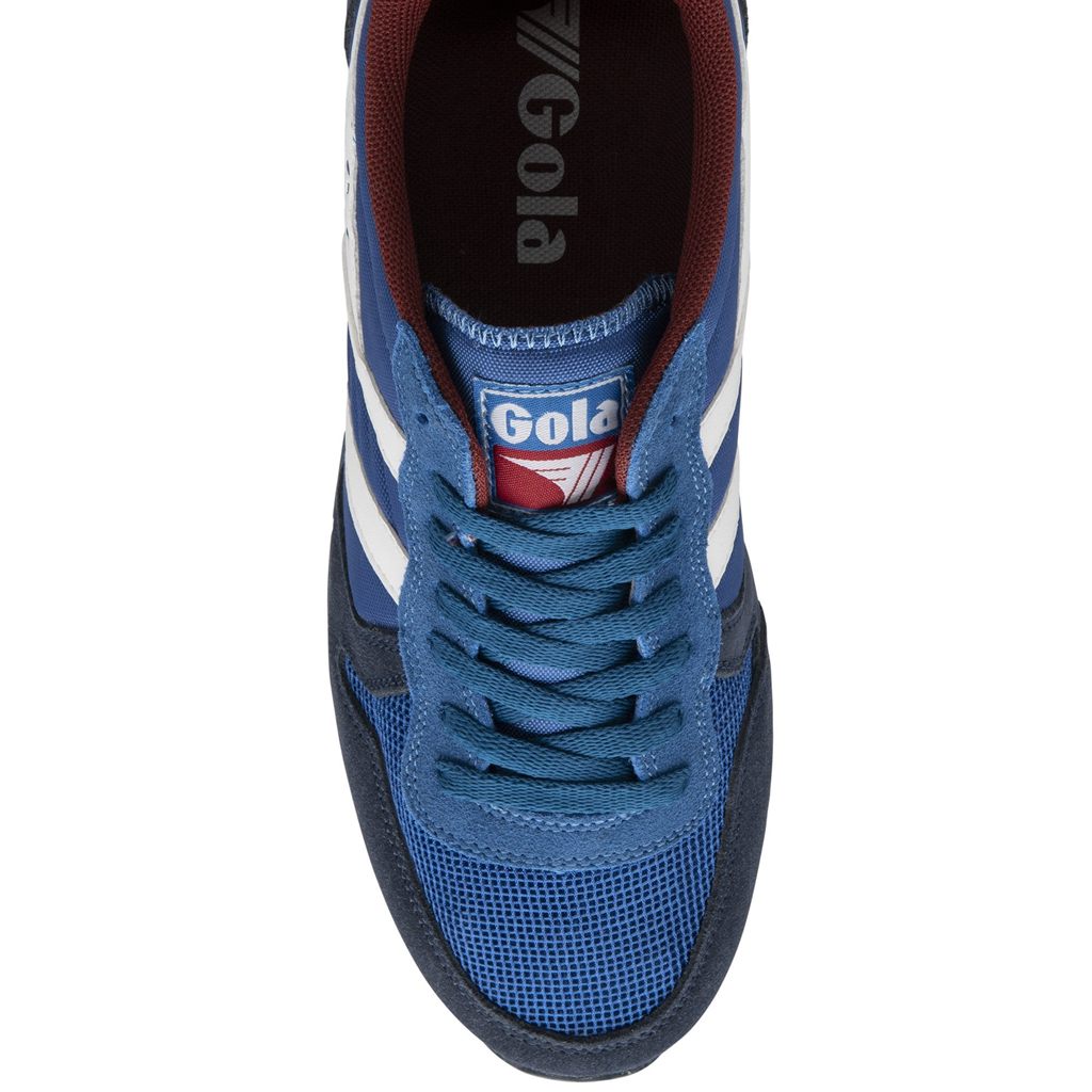 Gola Classics Daytona Sneakers Azules Azul Marino Blancas Colombia | 827ZELYCN