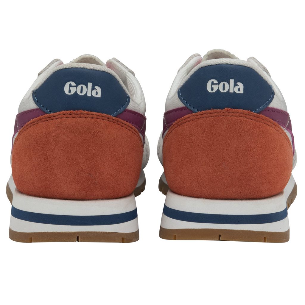 Gola Classics Daytona Sneakers Blancas Fucsia Azules Colombia | 809BCLRNS