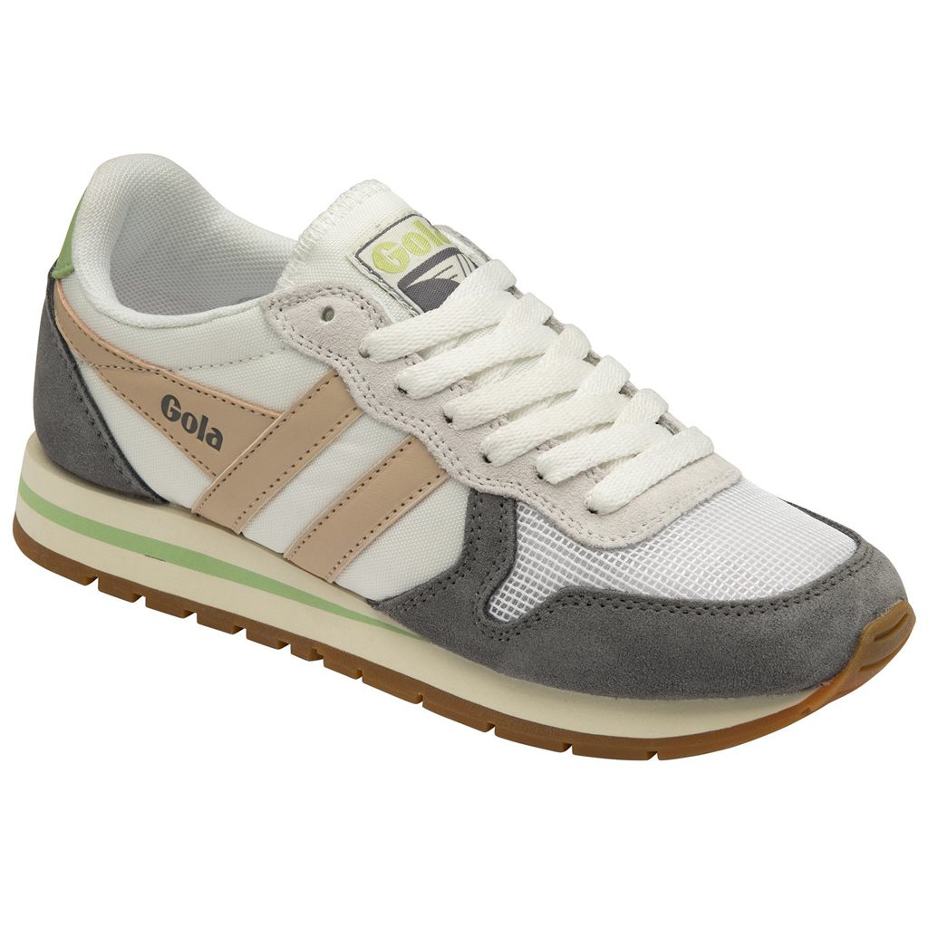 Gola Classics Daytona Sneakers Blancas Rosas Verde Colombia | 127CFBXPJ