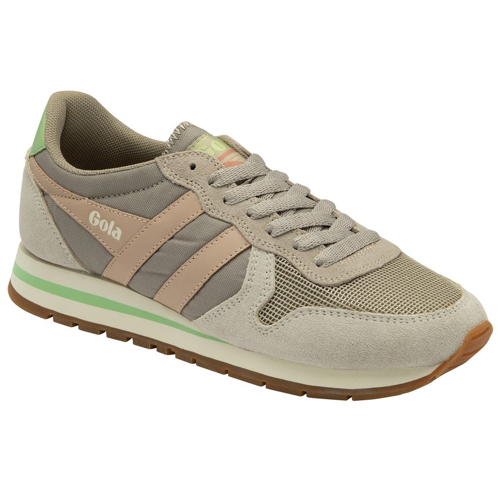 Gola Classics Daytona Sneakers Gris Blancas Rosas Colombia | 305UICEKV