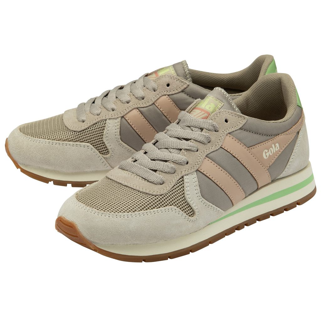 Gola Classics Daytona Sneakers Gris Blancas Rosas Colombia | 305UICEKV