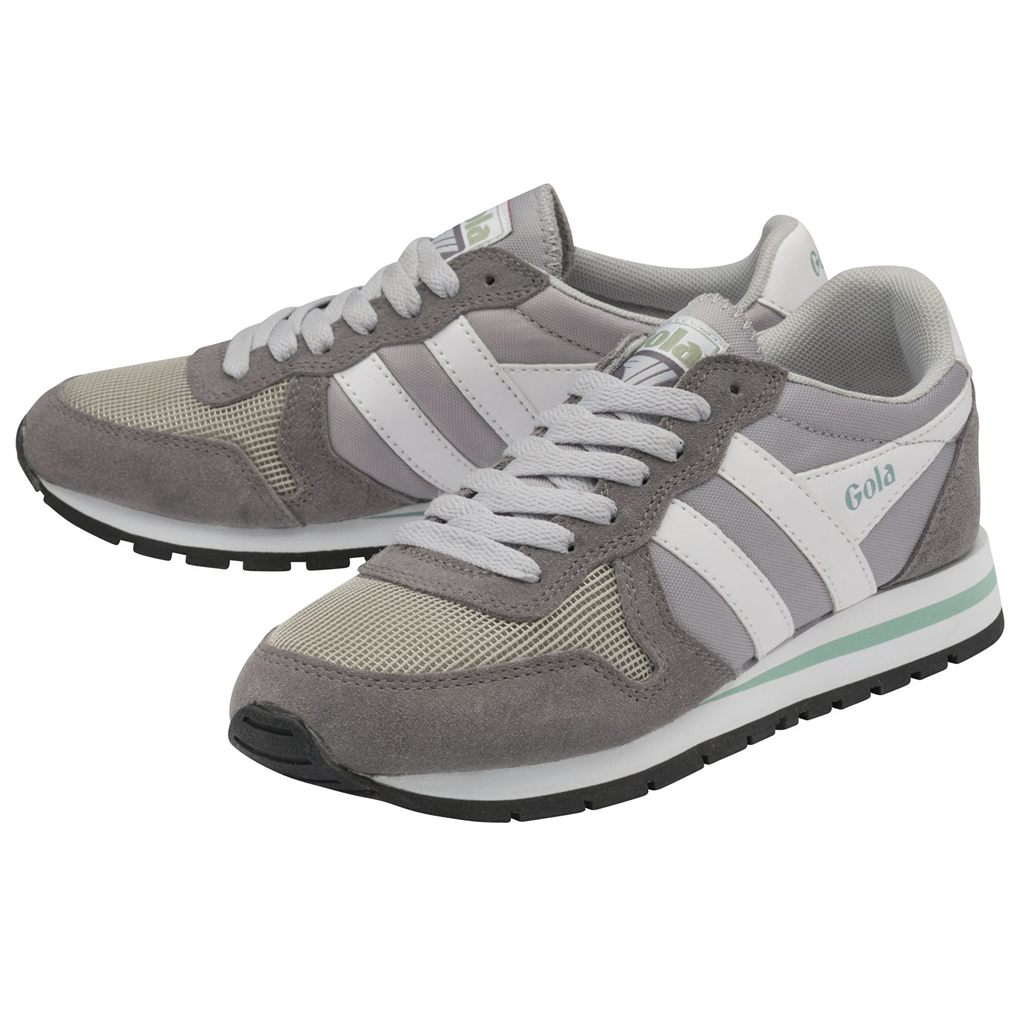 Gola Classics Daytona Sneakers Gris Claro Blancas Colombia | 243XSFDWR