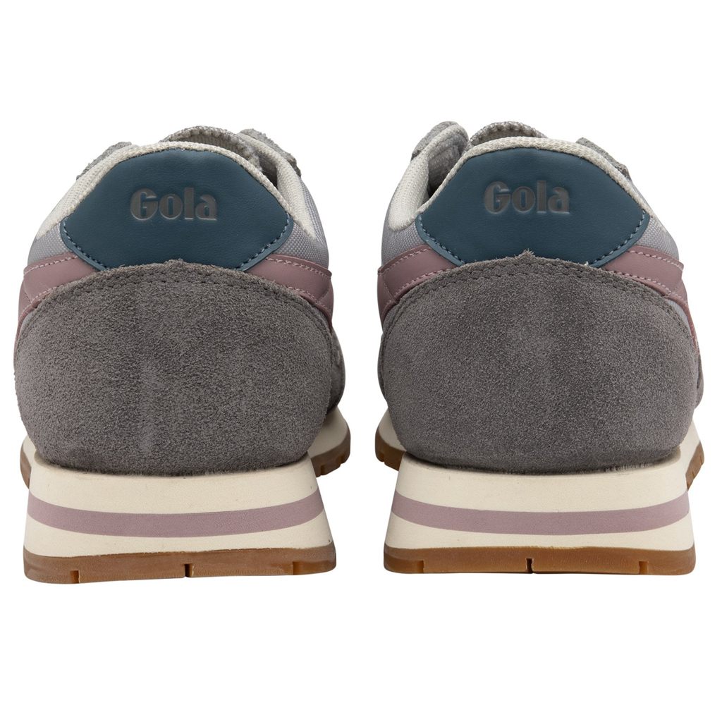 Gola Classics Daytona Sneakers Gris Claro Rosas Colombia | 582KFWGQM