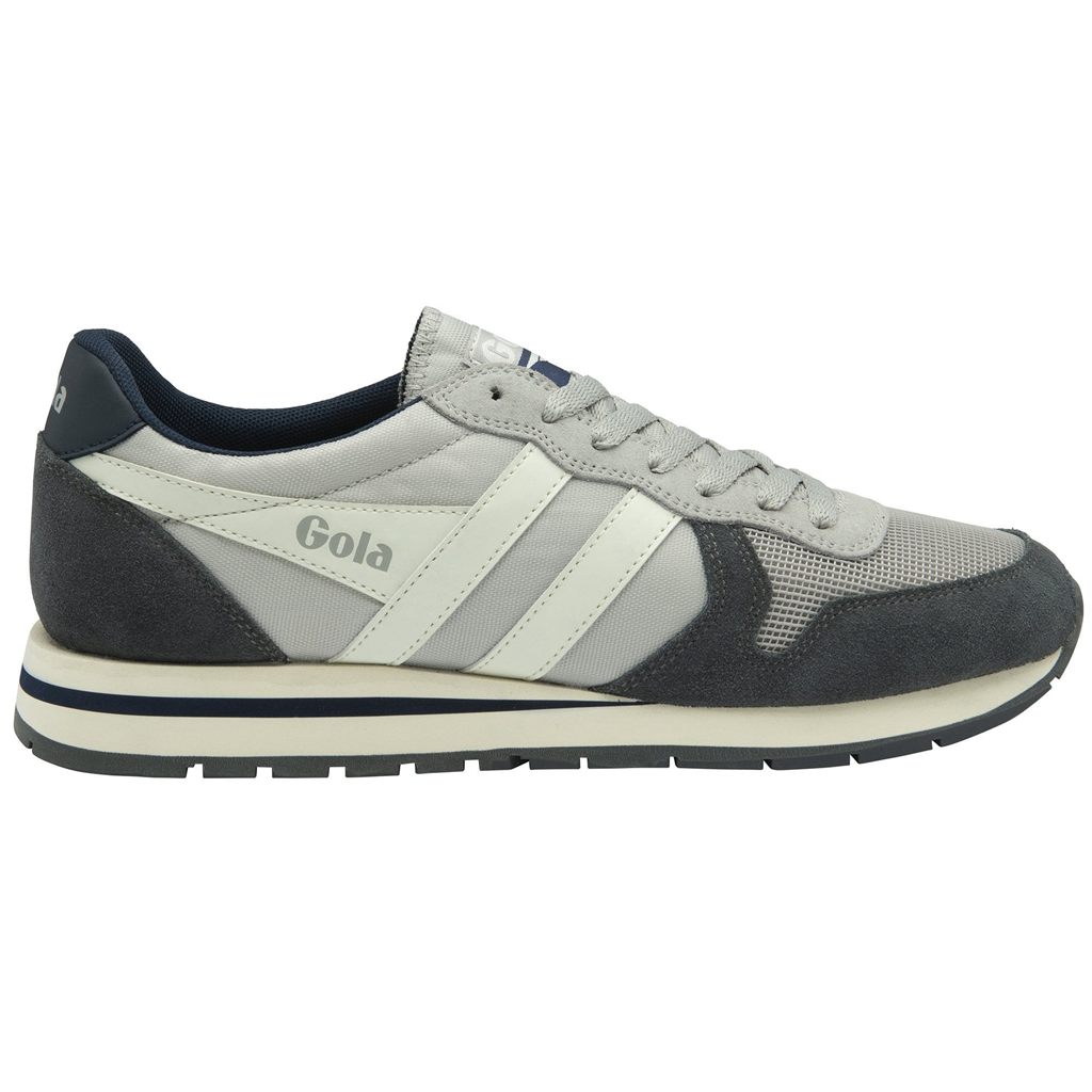 Gola Classics Daytona Sneakers Gris Claro Blancas Colombia | 172ENBRYG