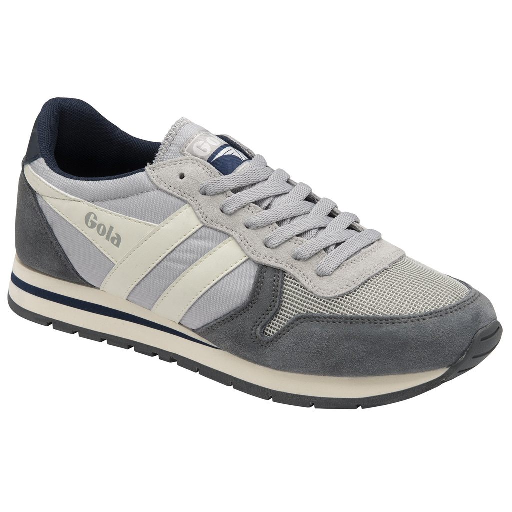 Gola Classics Daytona Sneakers Gris Claro Blancas Colombia | 172ENBRYG