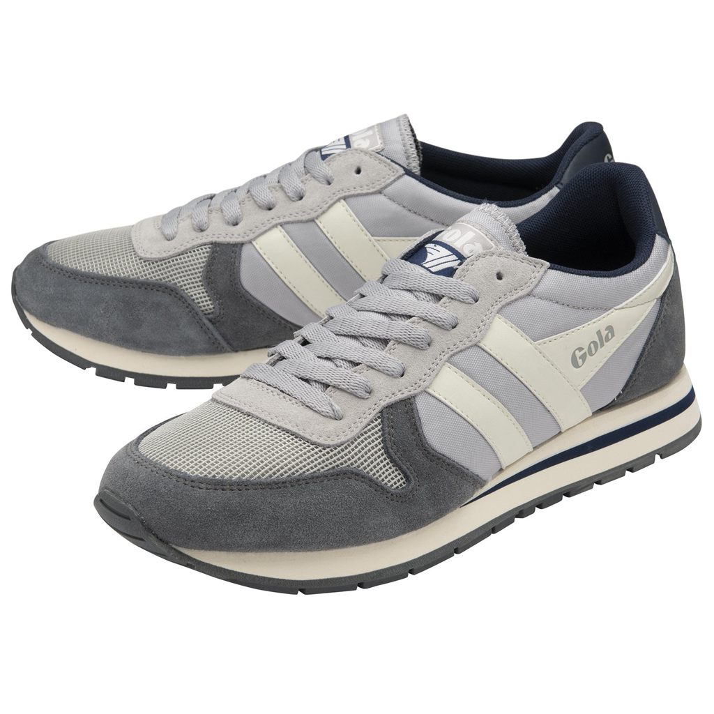 Gola Classics Daytona Sneakers Gris Claro Blancas Colombia | 172ENBRYG