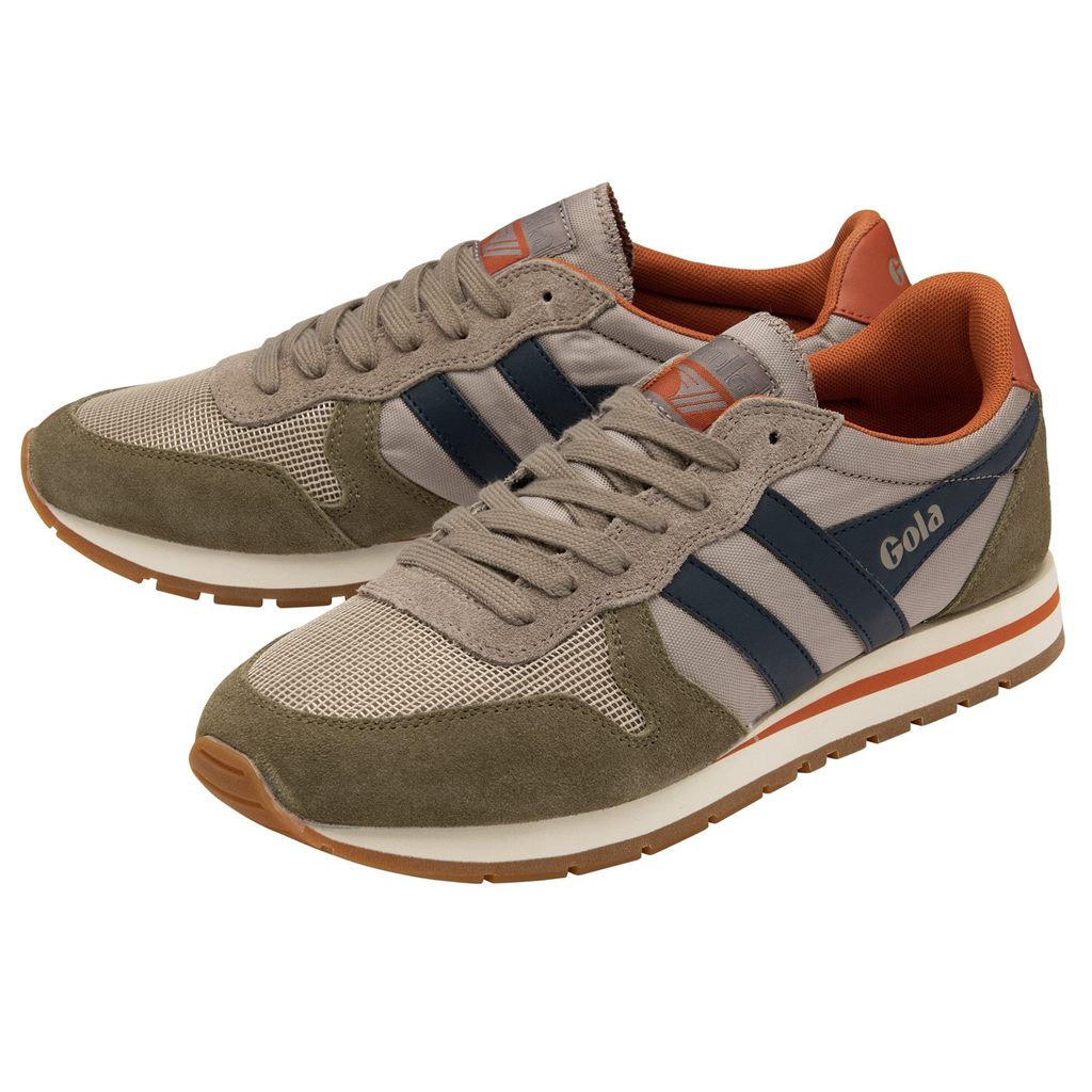 Gola Classics Daytona Sneakers Kaki Azul Marino Colombia | 045HRNZUT
