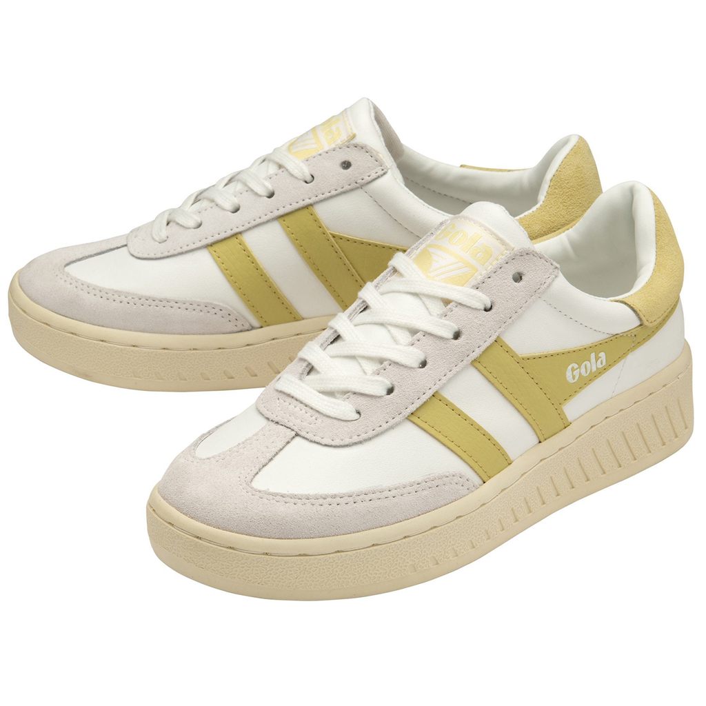 Gola Classics Dropshot Sneakers Blancas Limón Colombia | 053FWRBED