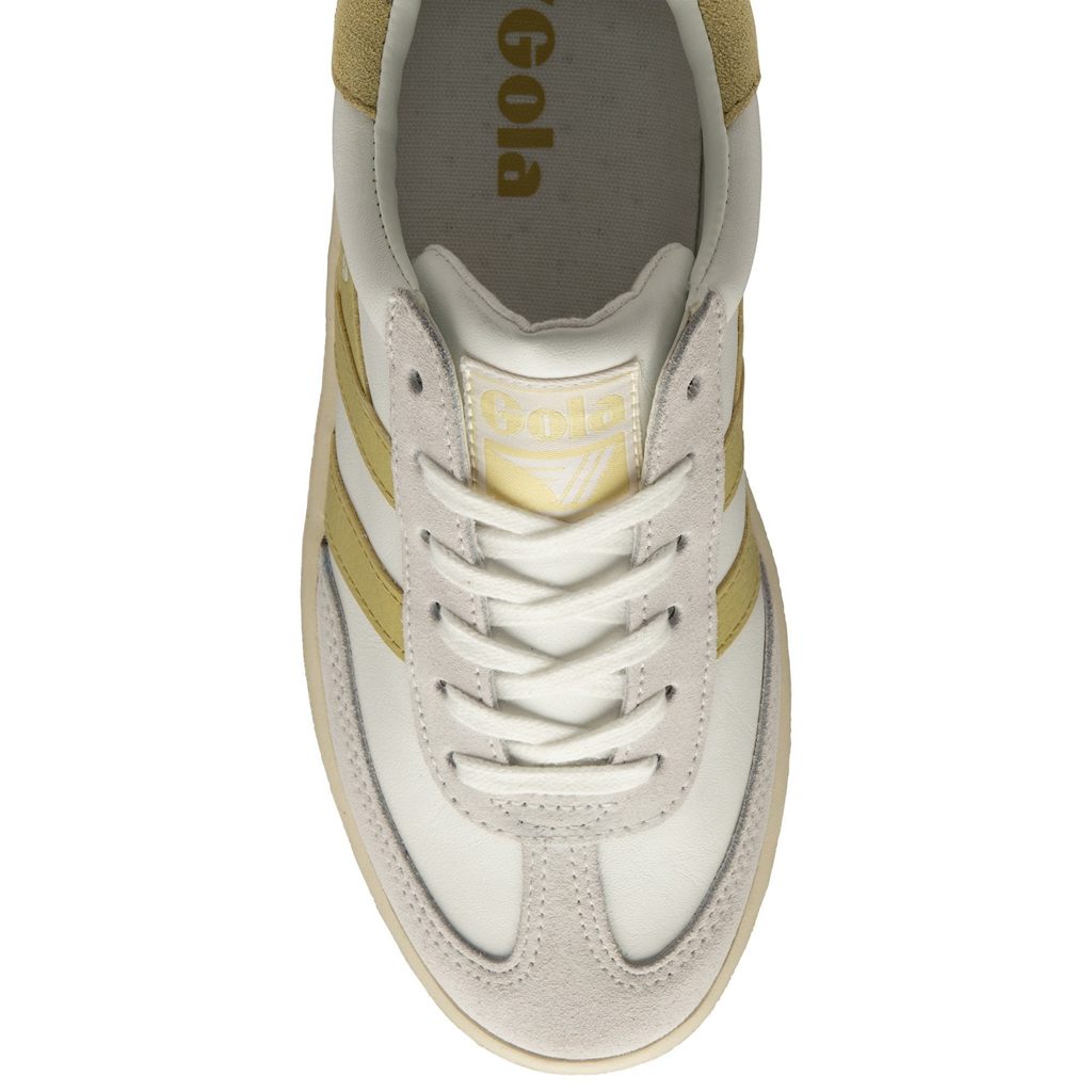 Gola Classics Dropshot Sneakers Blancas Limón Colombia | 053FWRBED
