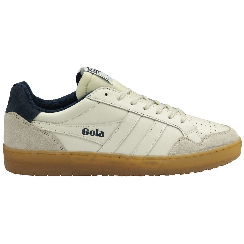 Gola Classics Eagle '86 Sneakers Blancas Azul Marino Colombia | 594BXIFDN