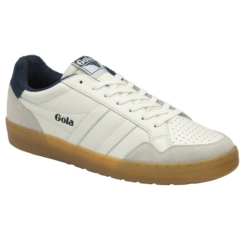 Gola Classics Eagle '86 Sneakers Blancas Azul Marino Colombia | 594BXIFDN