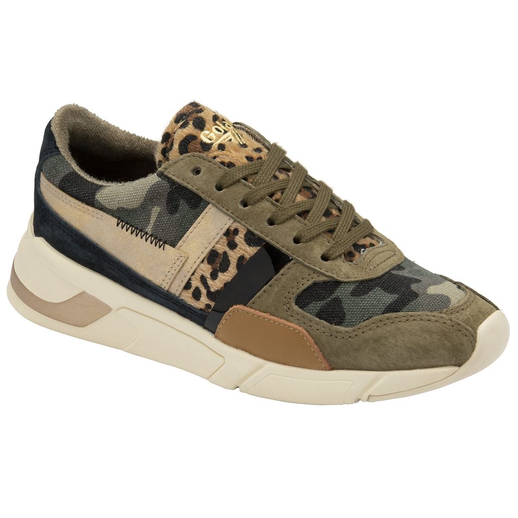 Gola Classics Eclipse Mode Sneakers Camuflaje Leopardo Colombia | 872AEPBKG