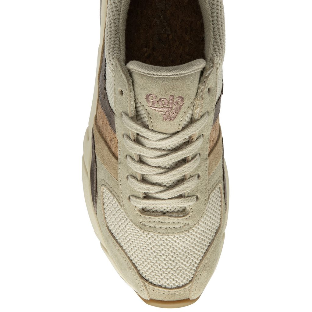 Gola Classics Eclipse Mode Sneakers Wheat Oat Bronze Colombia | 654VHBOLQ